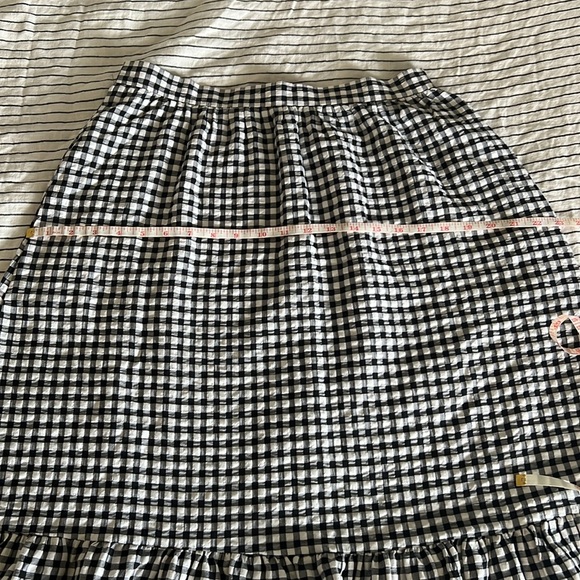 NWT Nobody's Child Black Gingham Midi Skirt (Matching Top Available) - Picture 6 of 7